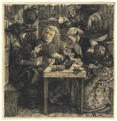Dr. Johnson at the Mitre, 1860